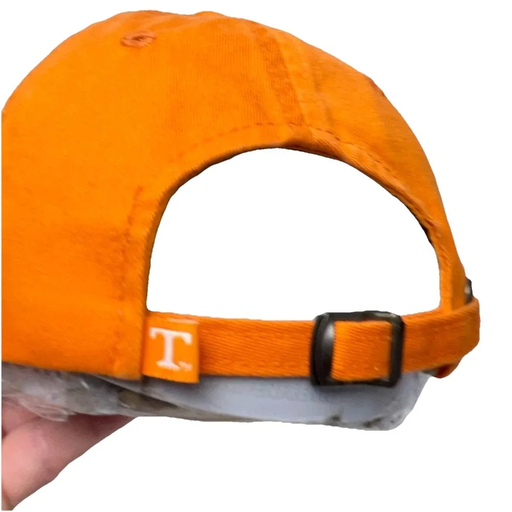 Tennessee Volunteers Hat Cap Strap Back Orange Vols Plain Logo Dad Adjustable MM